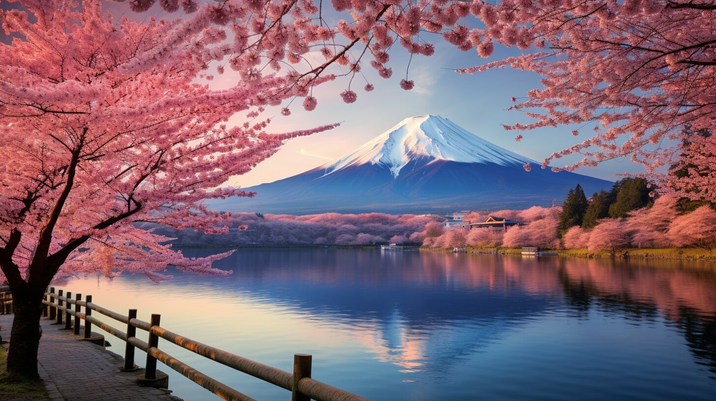 Bayangan Gunung Fuji, Jepang