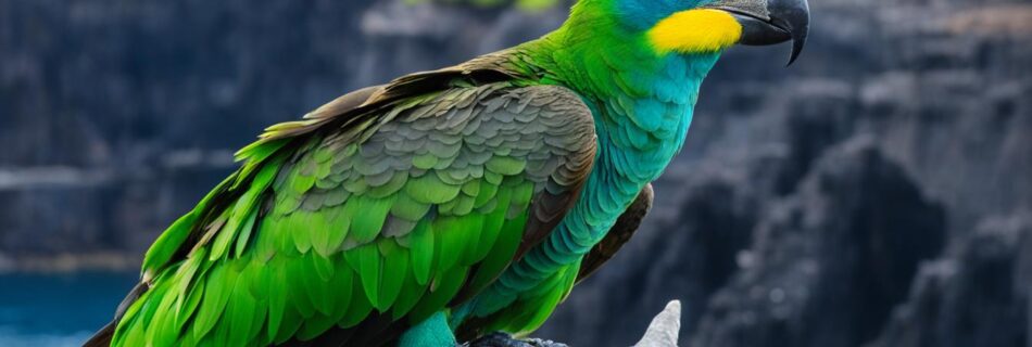 Hewan Langka Burung Galapagos Amazons (Amazona vittata)