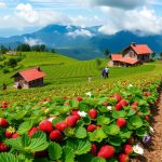 Keindahan Agrowisata Bukit Strawberry Lembang