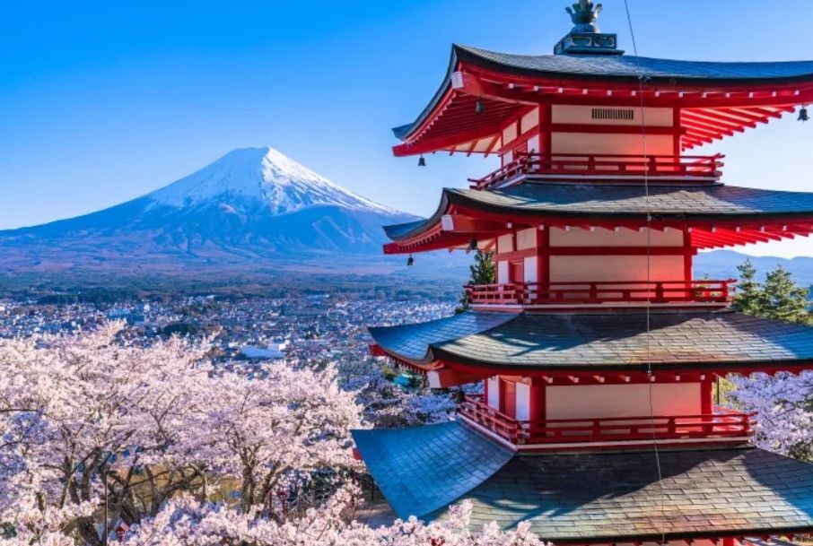 Keindahan Gunung Fuji yang Sangat Putih sebagai Simbol Alam Jepang yang Menakjubkan